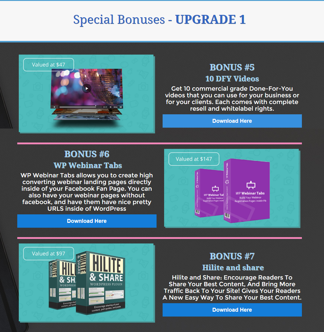 Visibily bonus 2
