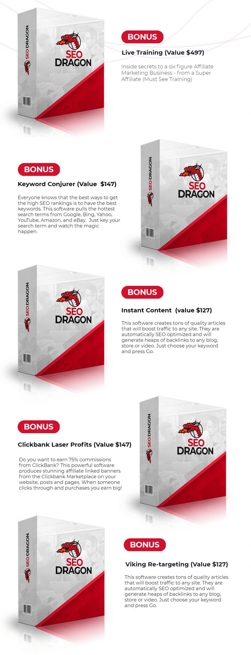 SEO Dragon bonus