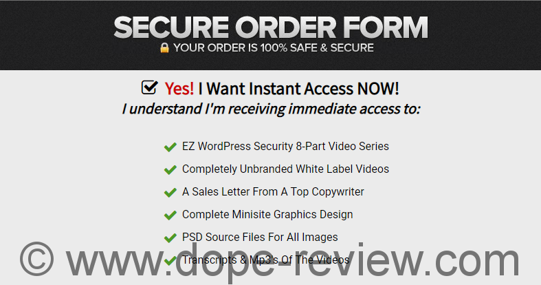 EZ WordPress Security Review
