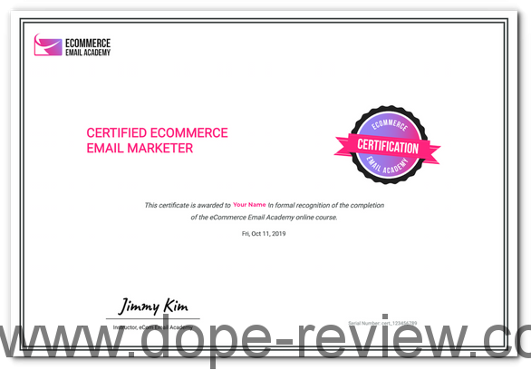 eCommerce Email Academy Review