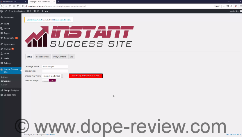 Instant Success Site Review