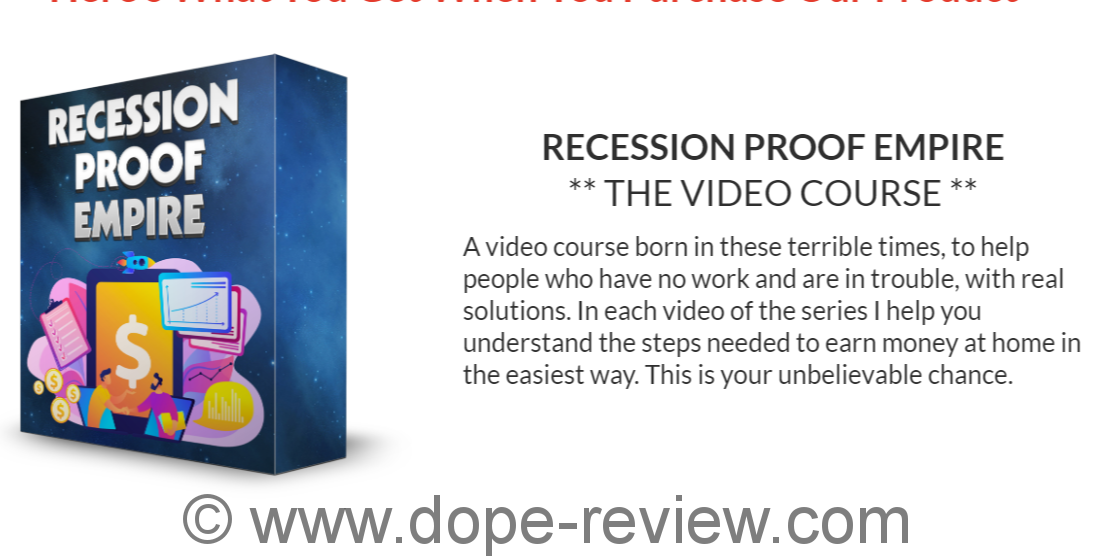 Recession Proof Empire Review