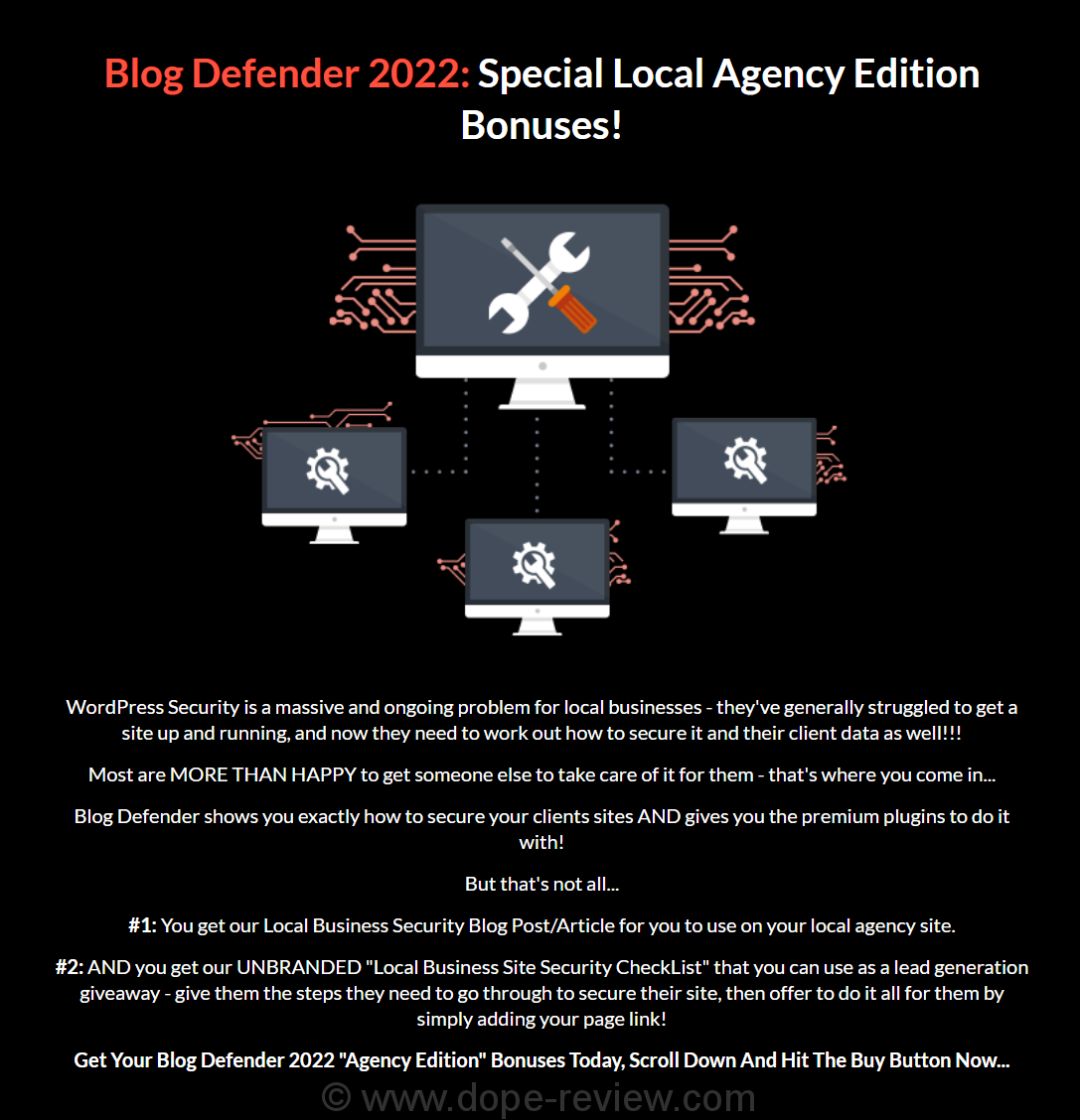 Blog Defender Bonus
