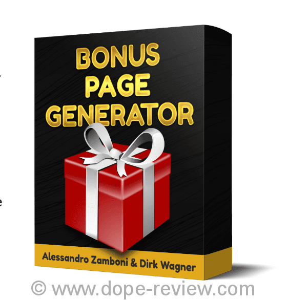 Bonus Page Generator