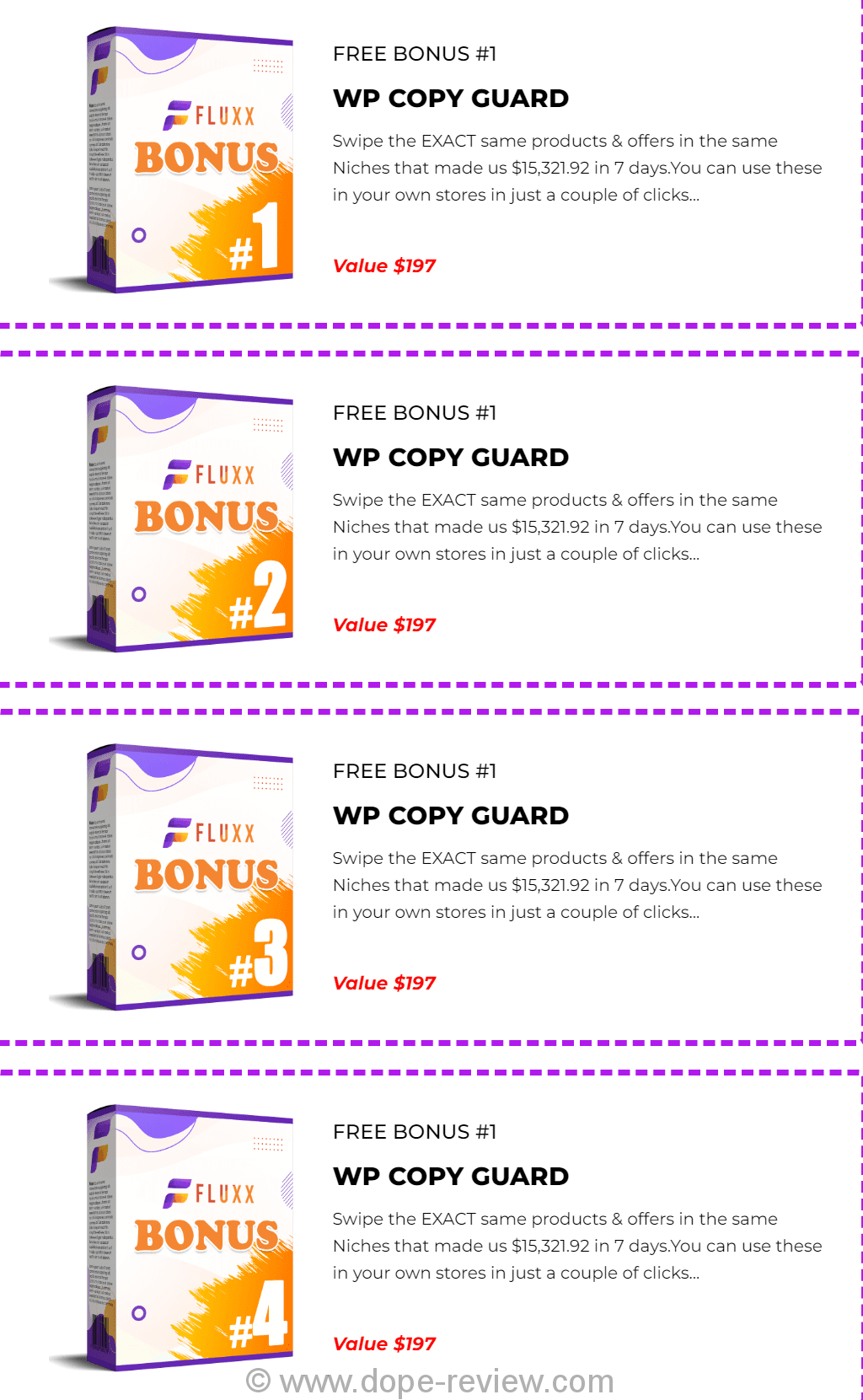 Fluxx Software Bonus