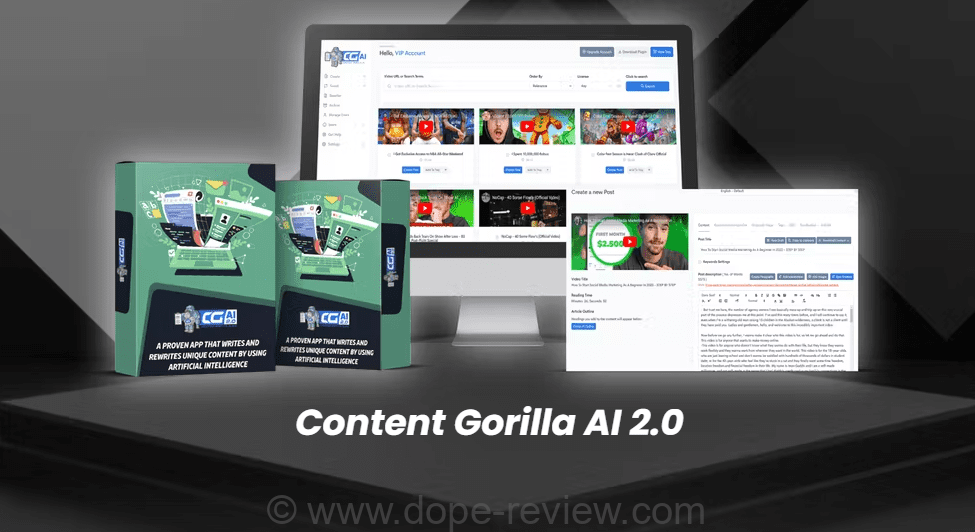 Content Gorilla Ai 2.0 Review