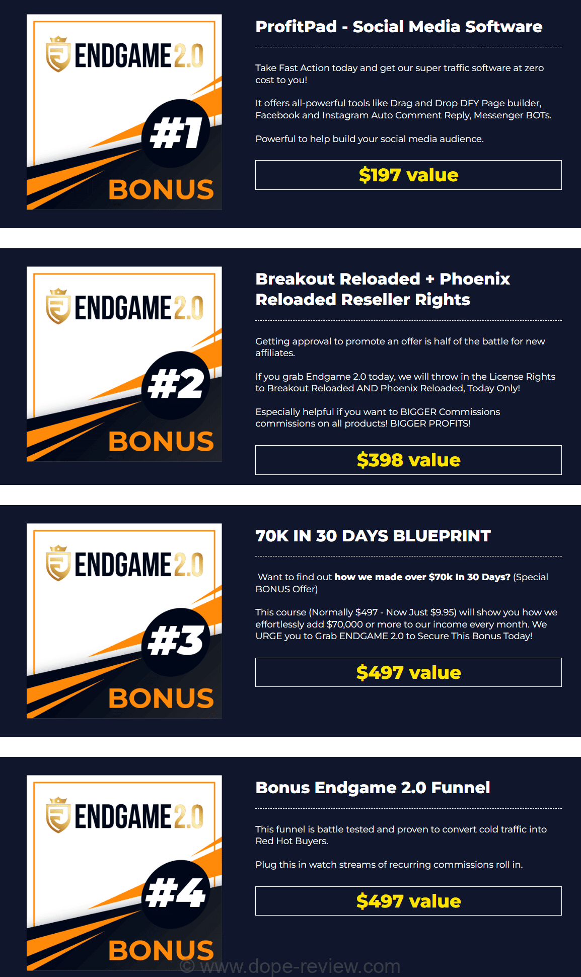 Endgame 2.0 Bonus