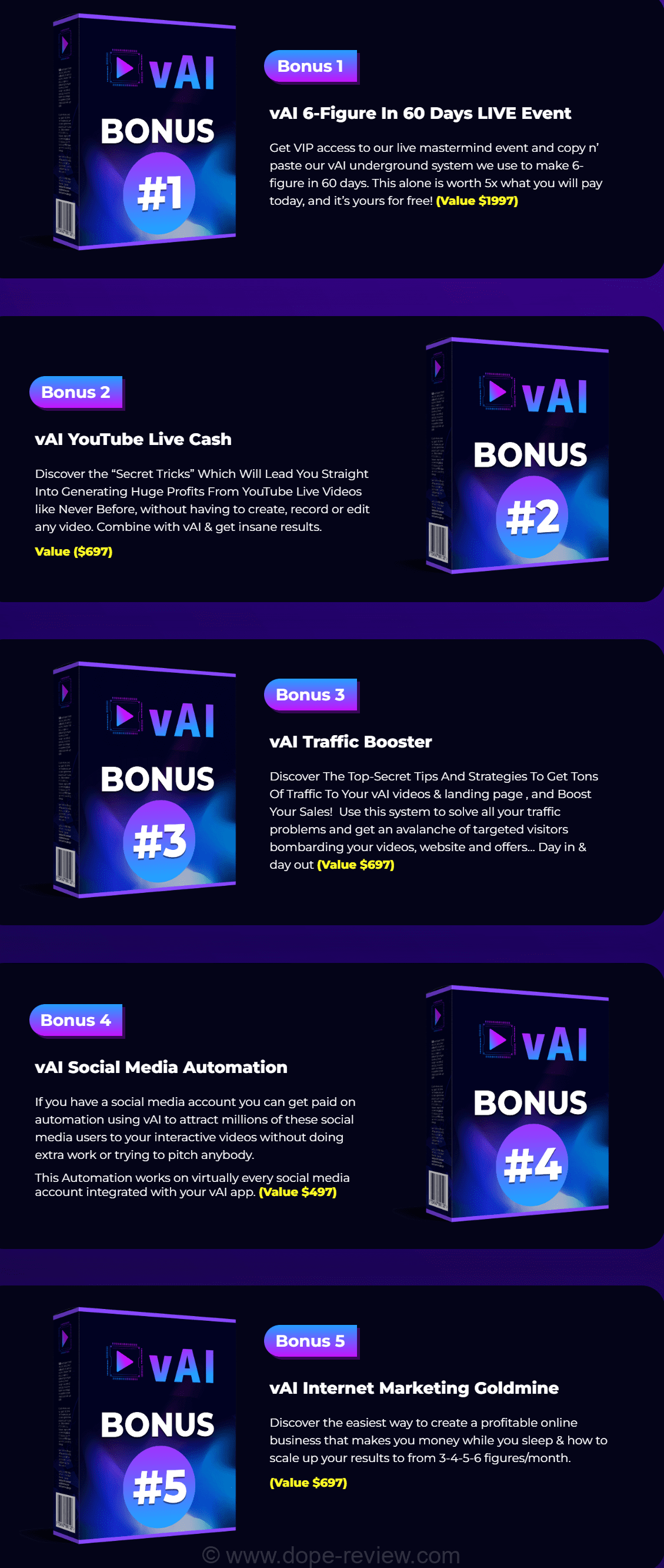 vAI App Bonus